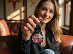 Leather Key Wallet Holds Cards Compact Style Pro